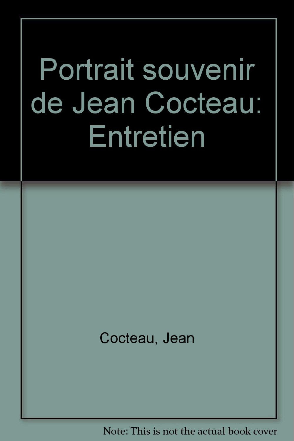 Portrait souvenir de Jean Cocteau book