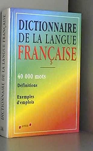 Dictionnaire de la langue française book