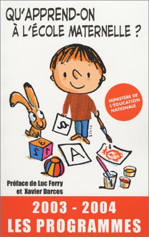Qu'apprend-on à l'école maternelle ? book