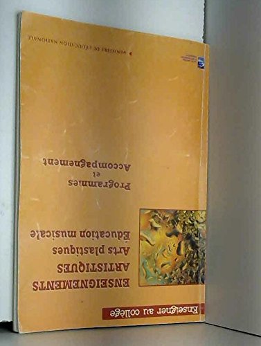Enseignements artistiques arts platiques education musicame ref 75502605 Books