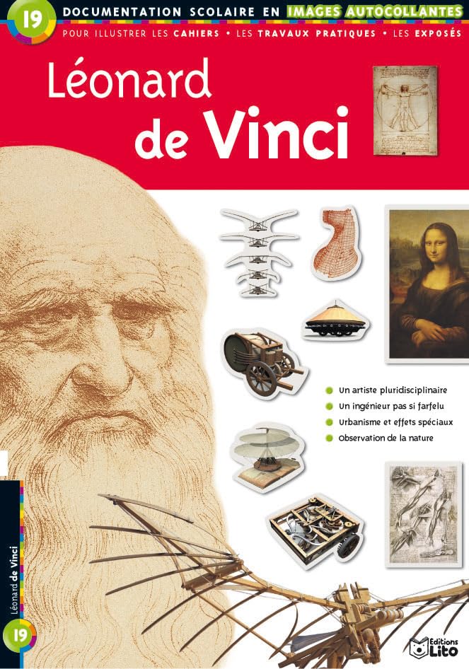 Léonard de Vinci : Documentation scolaire en images autocollantes - Dès 7 ans book