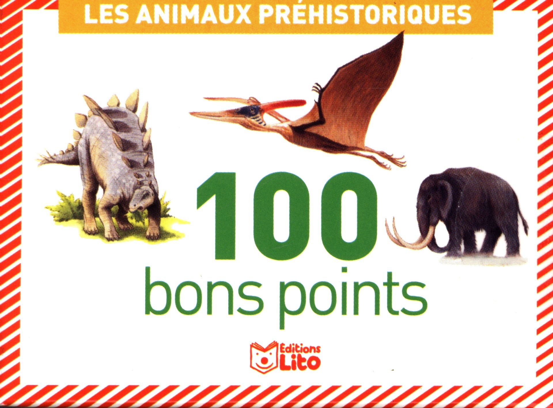 Boîtes de 100 bons points: Les animaux préhistoriques - Dès 5 ans Books