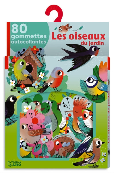 Les oiseaux du jardin : 80 gommettes autocollantes book