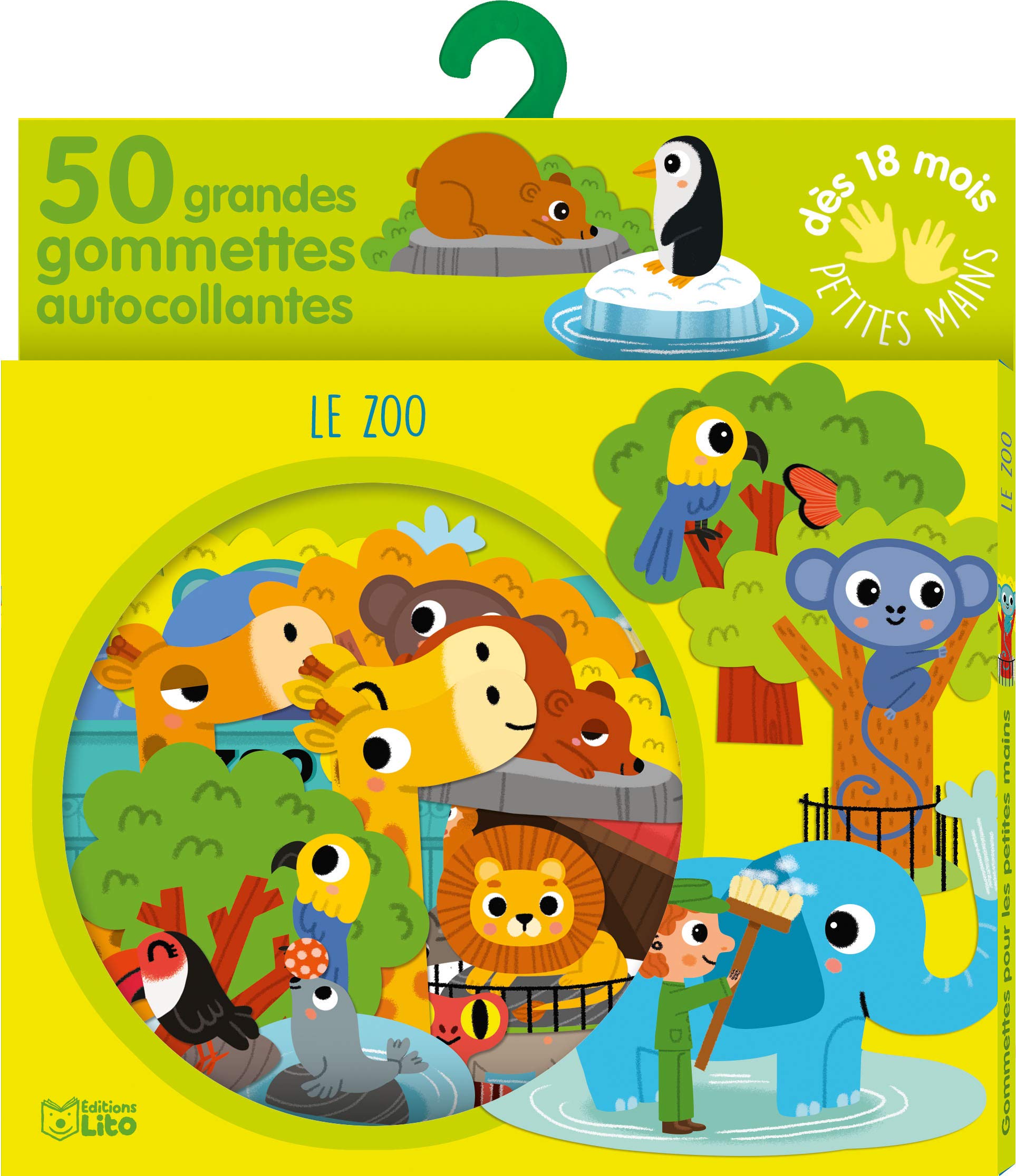 Gommettes pour les petites mains: Le zoo - Dès 18 mois Books