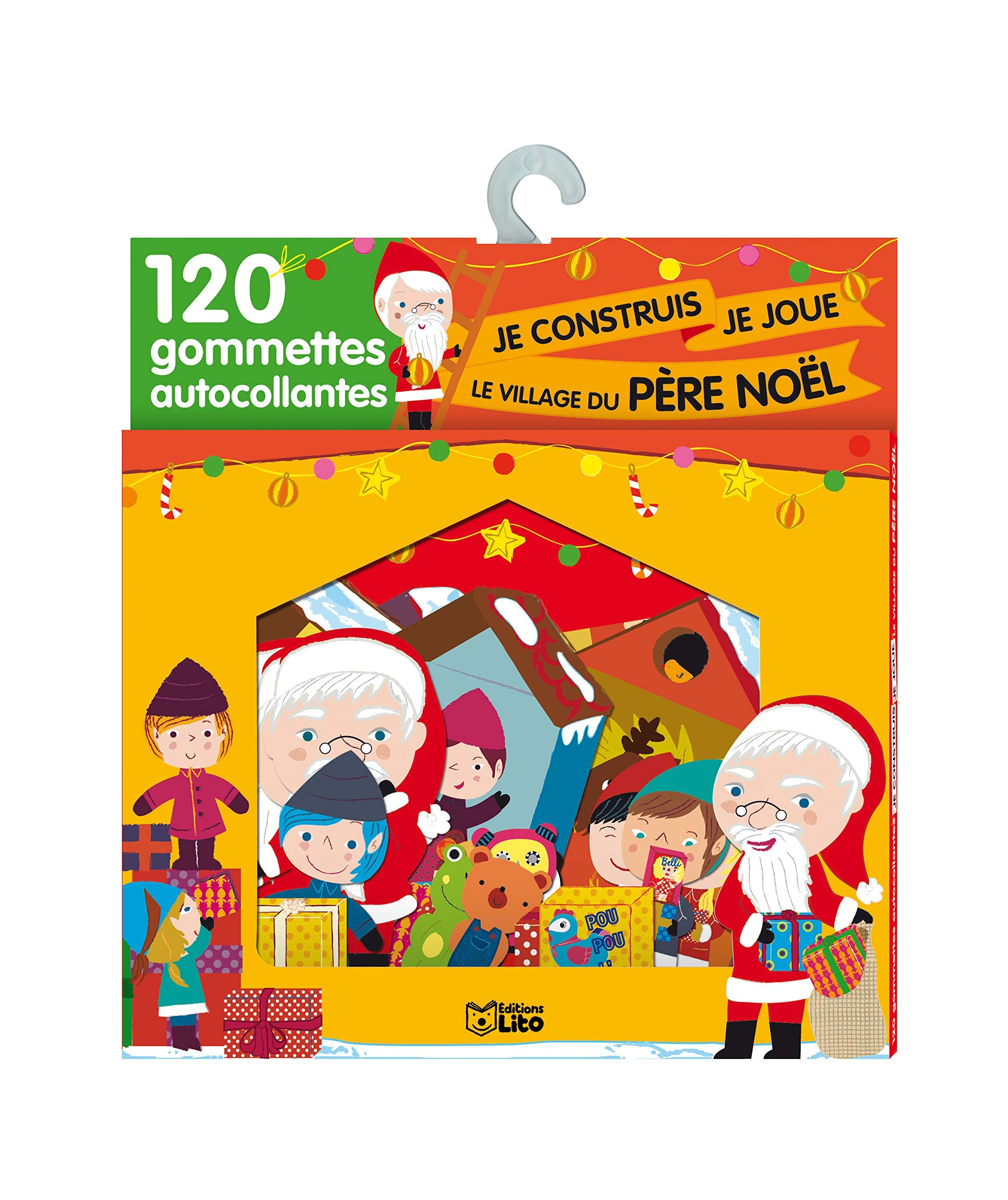 Je Construis, Je Joue avec les Gommettes : Le Village du Père Noël - Dès 3 ans: 120 gommettes autocollantes Books