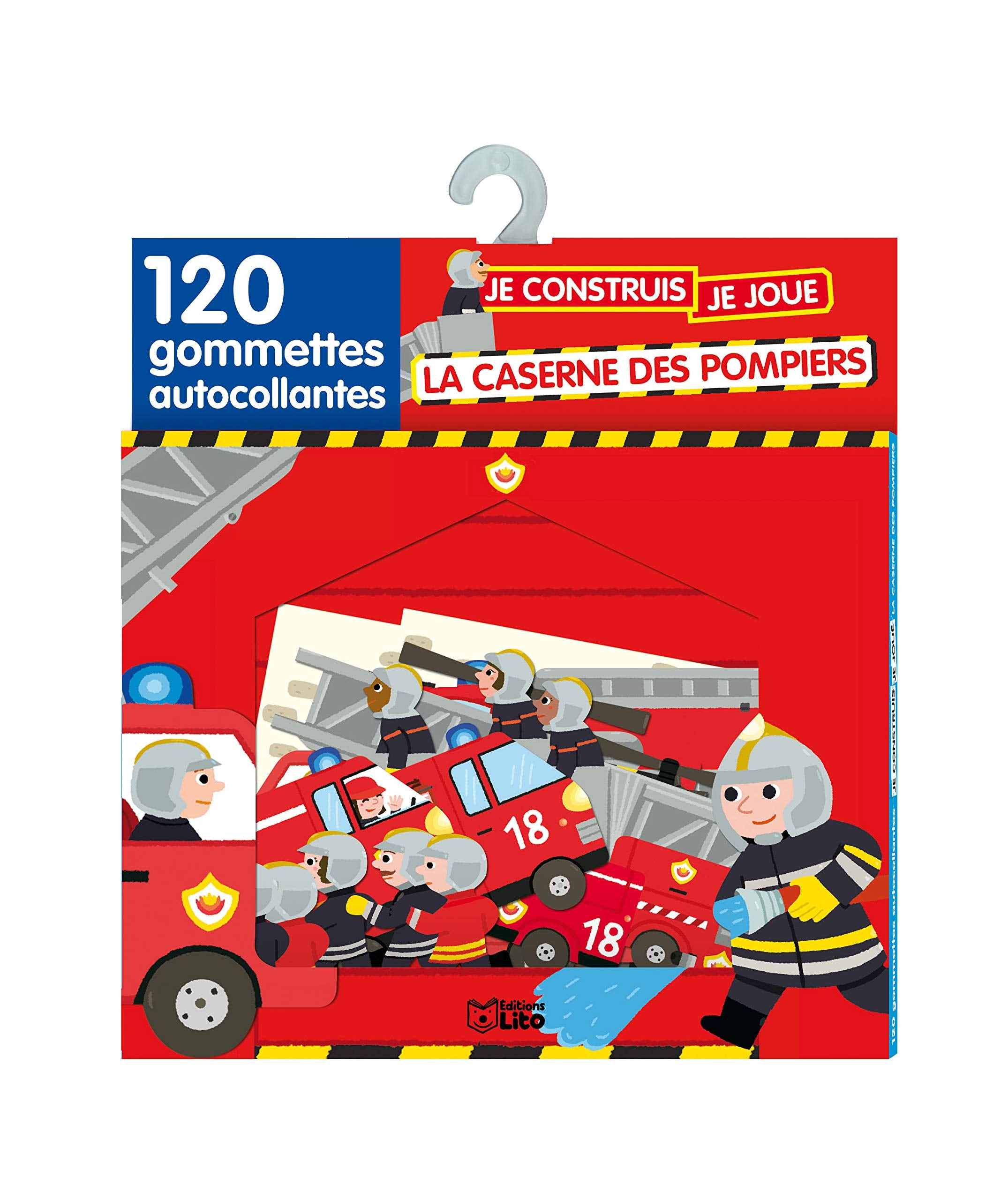 Je construis, je joue avec les gommettes - la caserne des pompiers - de 3 à 5 ans Books