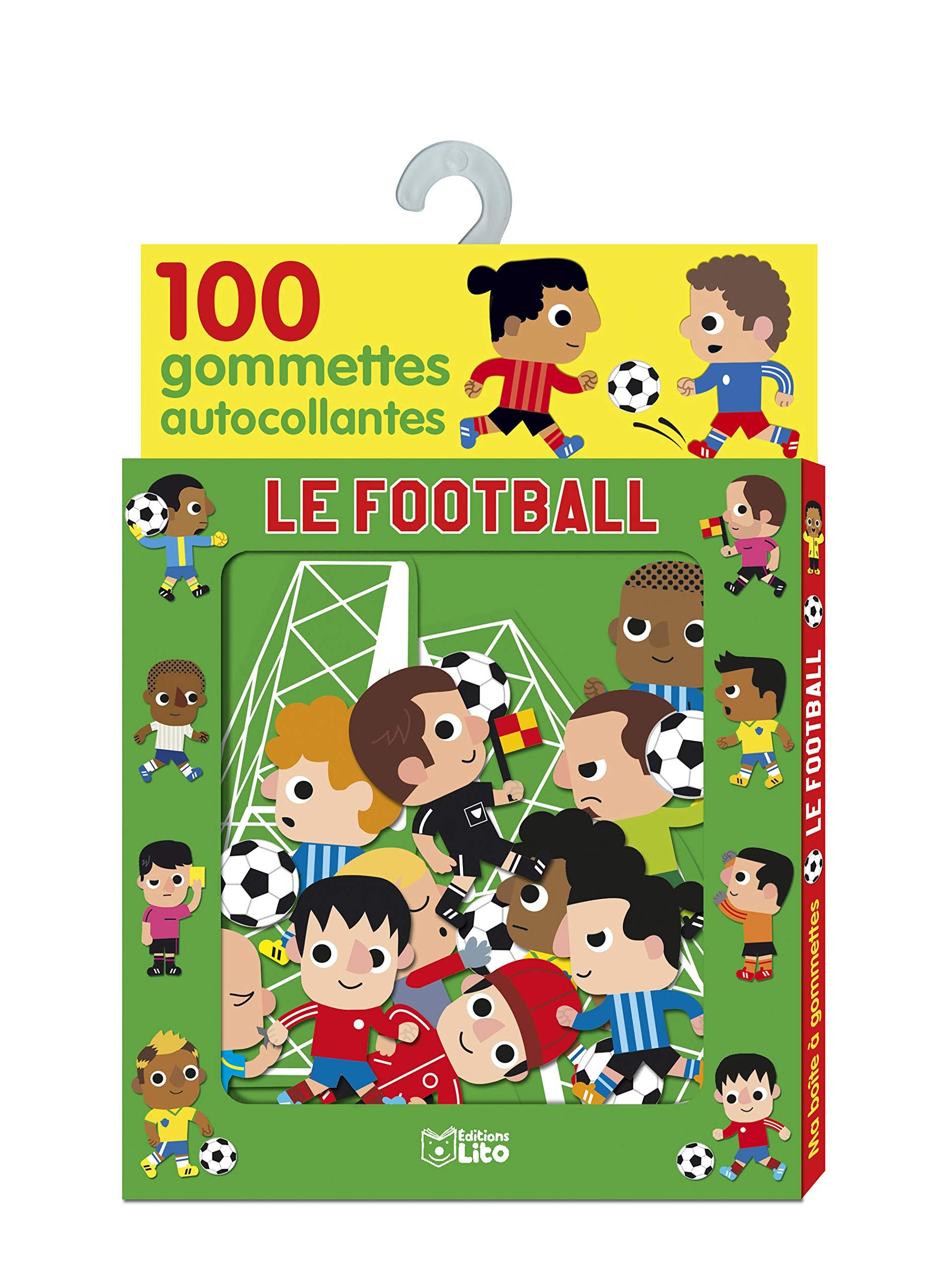 Le football: 100 gommettes autocollantes Books