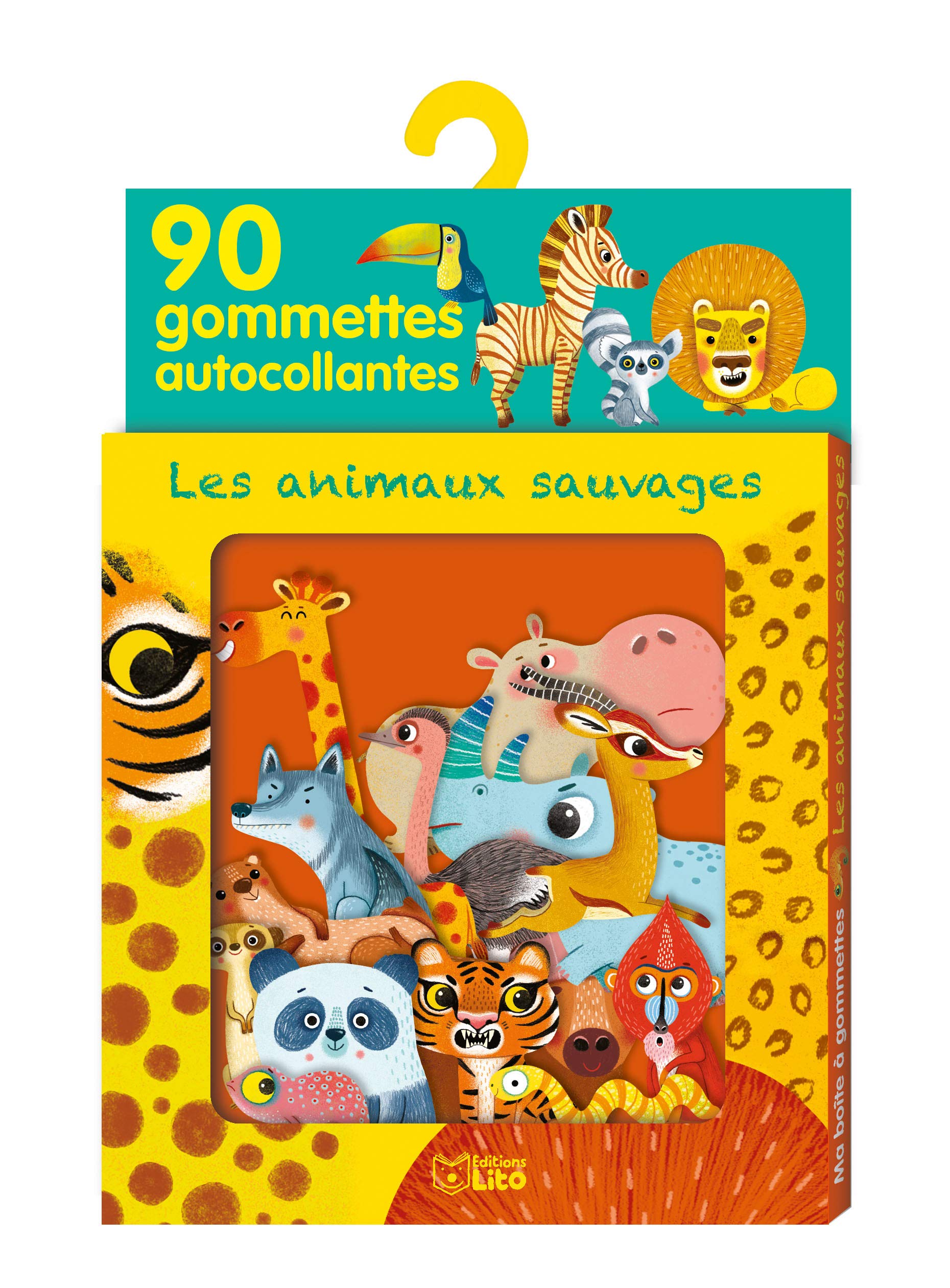 Ma boîte à gommettes - Les animaux sauvages - de 3 à 5 ans book