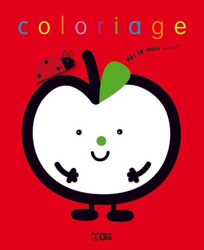 A 18 Mois Je Colorie : Petite Pomme book