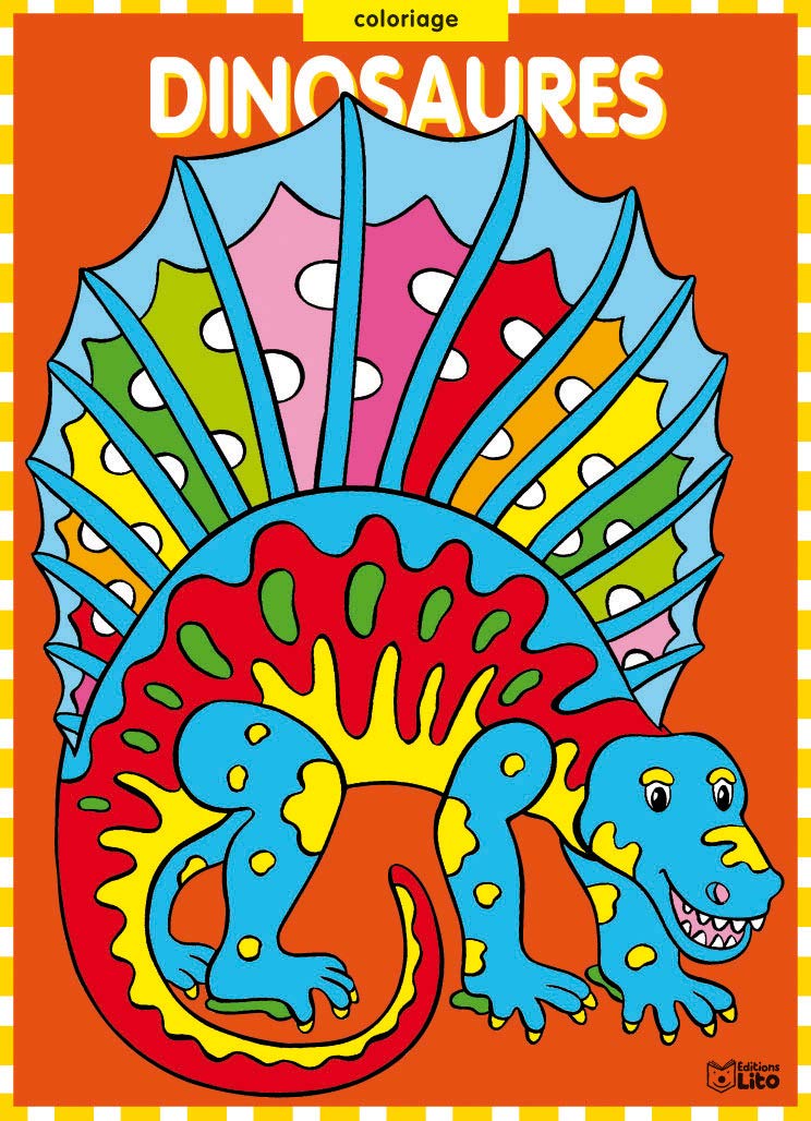 Dinosaures crète arc-en-ciel : Coloriage ( périmé ) Books