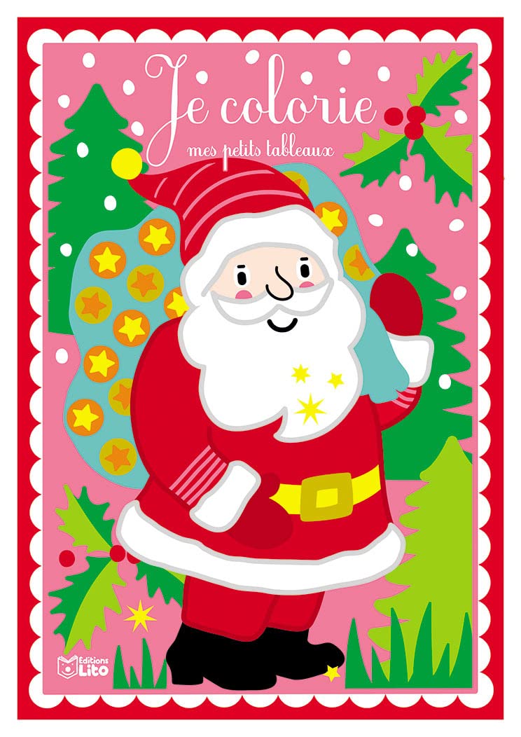 Mes petits tableaux à colorier: Noel - Dès 3 ans book
