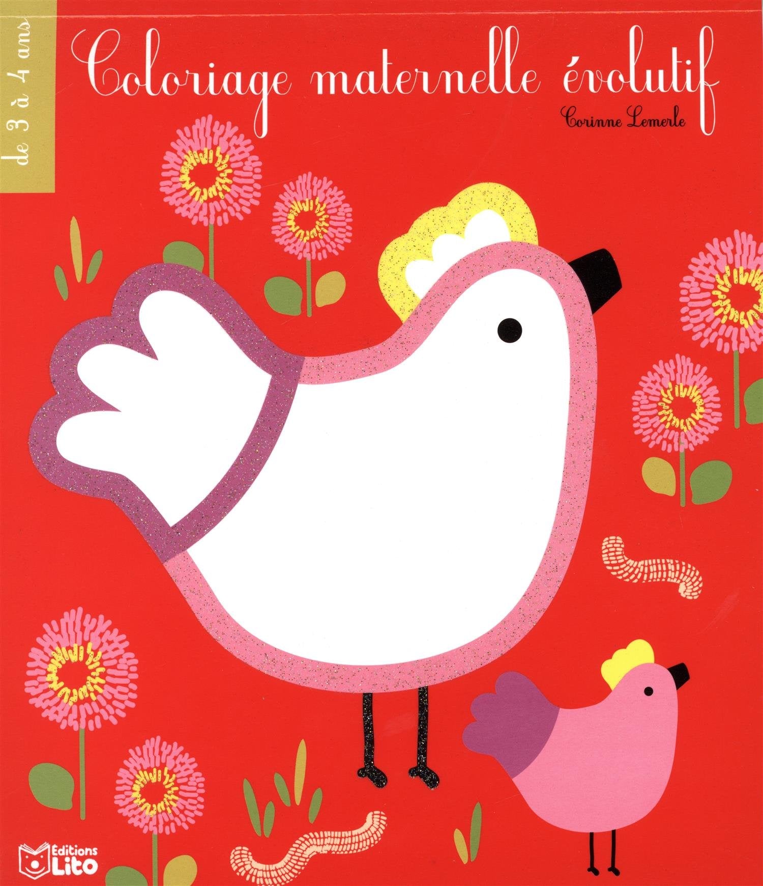 Coloriage maternelle évolutif - la Poule - de 3 à 4 ans book