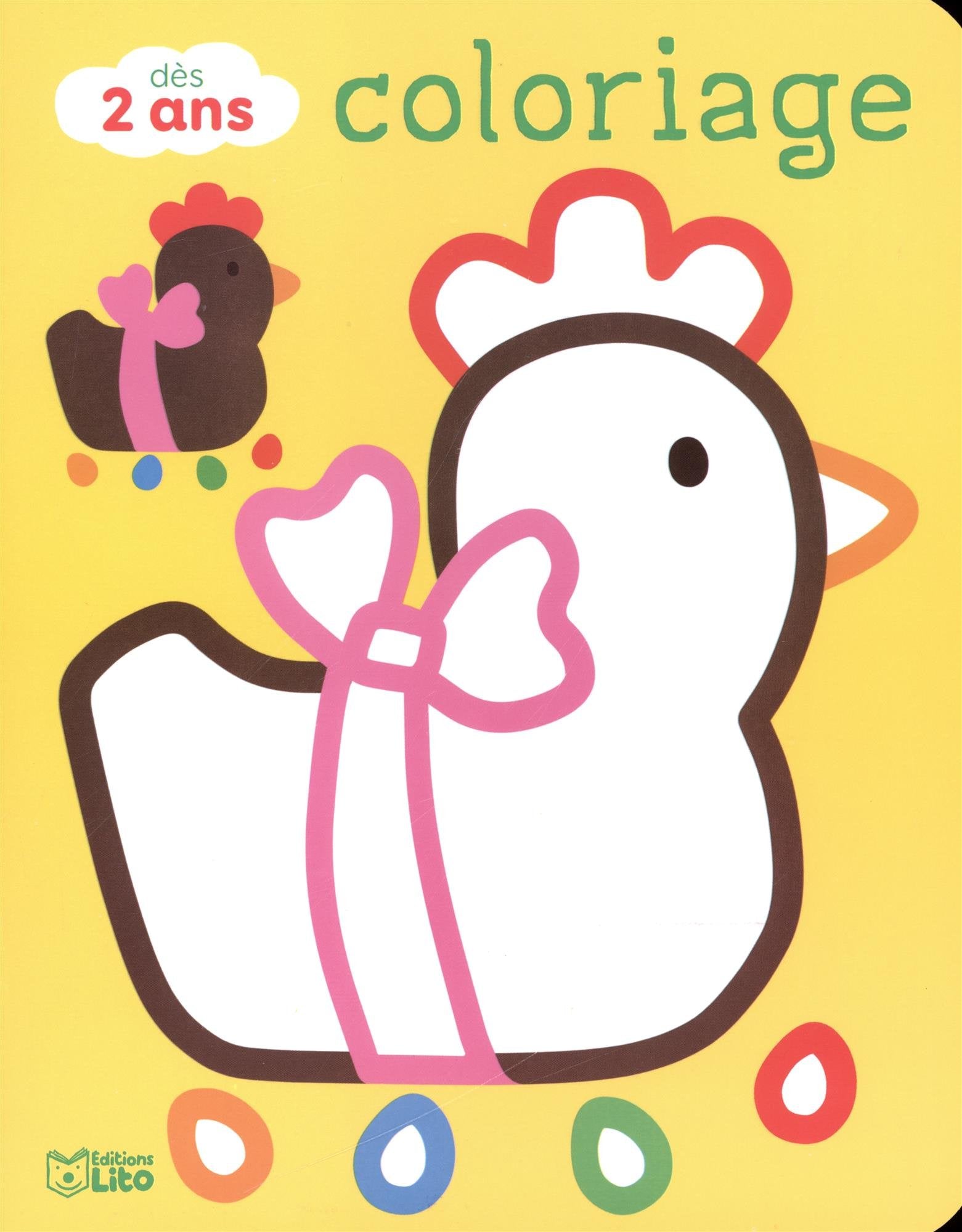 Coloriages pour les tout-petits: Joyeuses Pâques ! - Dès 2 ans Books