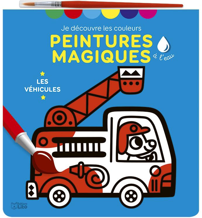 Mes premières peintures magiques - Les véhicules - Dès 3 ans book