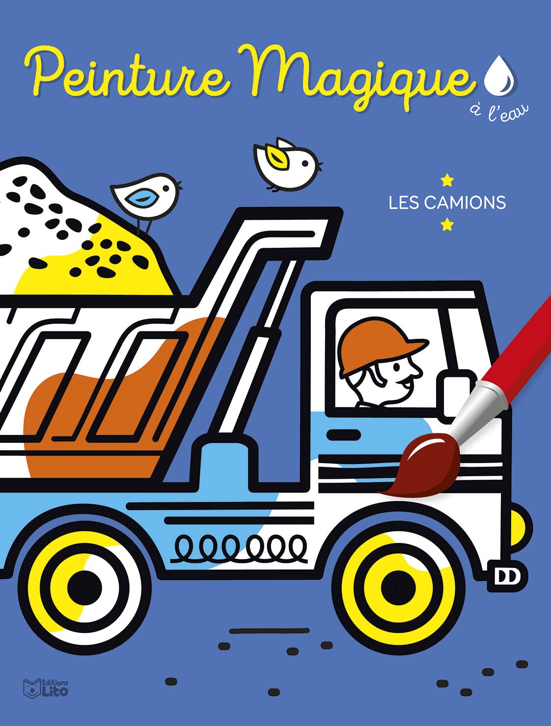 Peinture magique à l'eau - Les camions - Dès 4 ans book