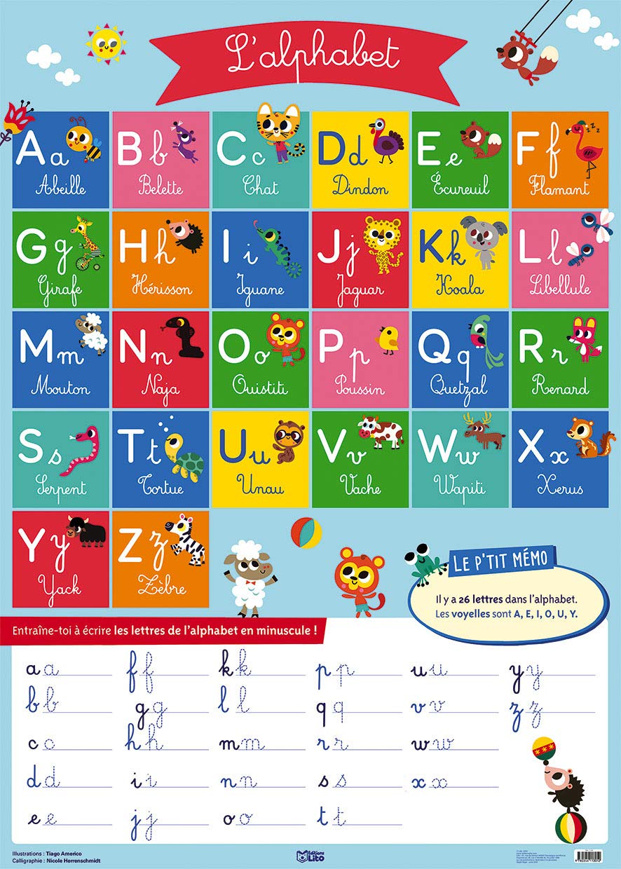 Mes posters d'école: Les lettres de l'alphabet - Dès 4 ans book