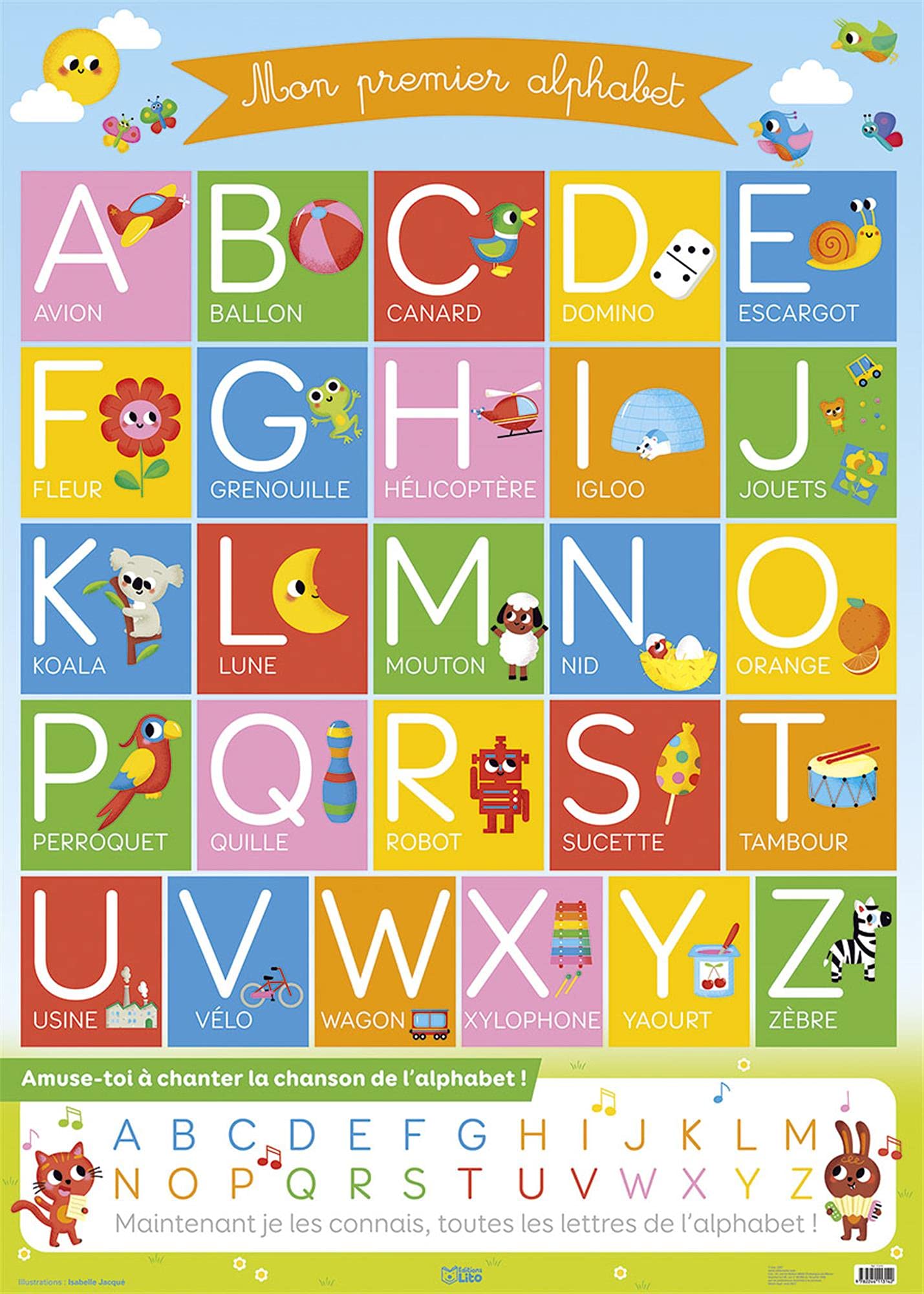 Mes posters d'école - Mon premier alphabet - Dès 3 ans book