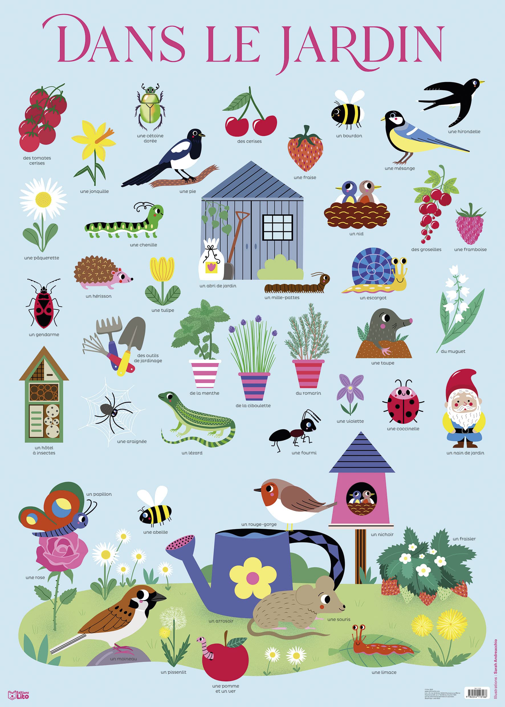 Mes Posters d'école - Dans le jardin - Dès 3 ans book