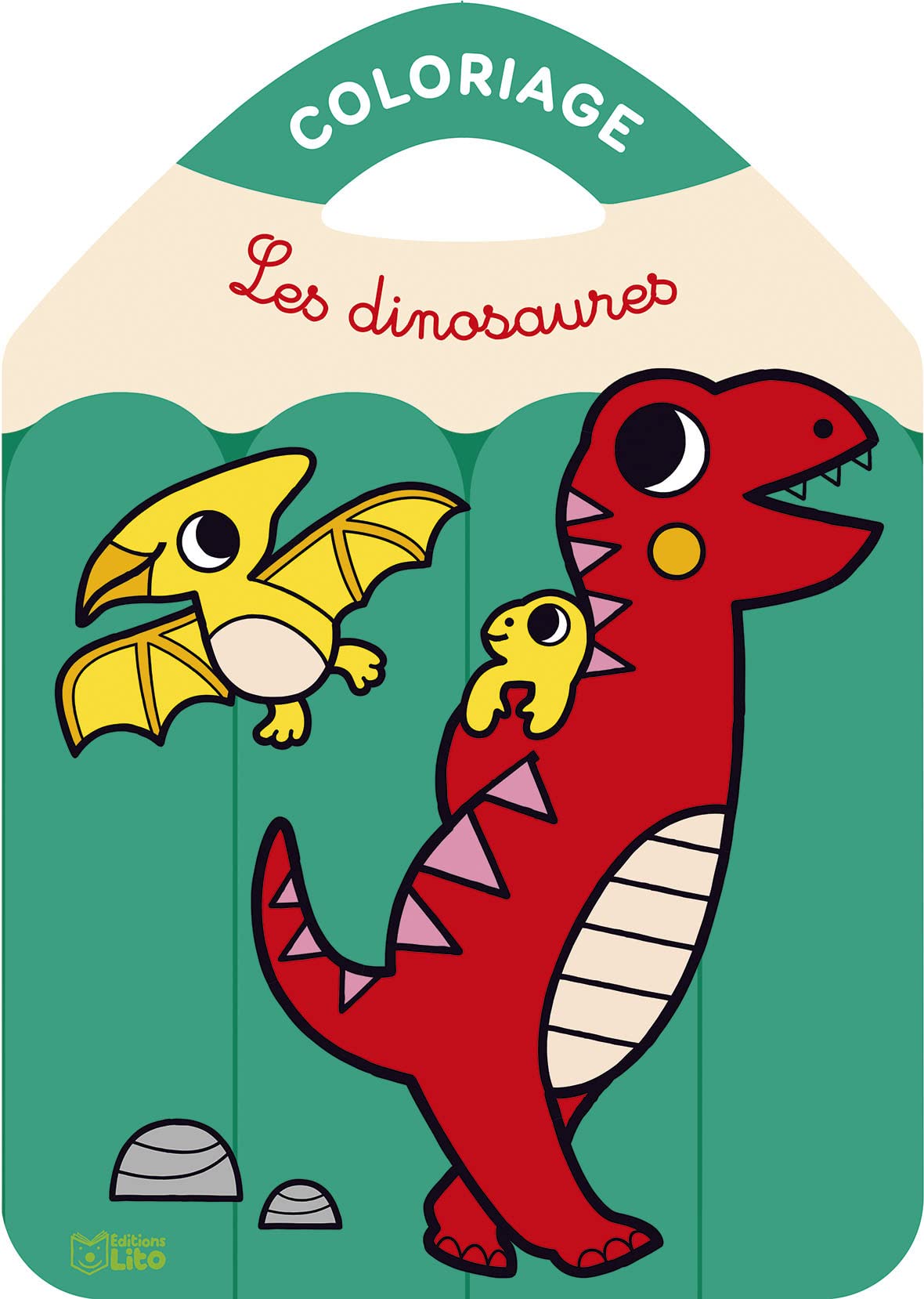 Coloriages Les crayons de couleurs - Les dinosaures - Dès 3 ans book