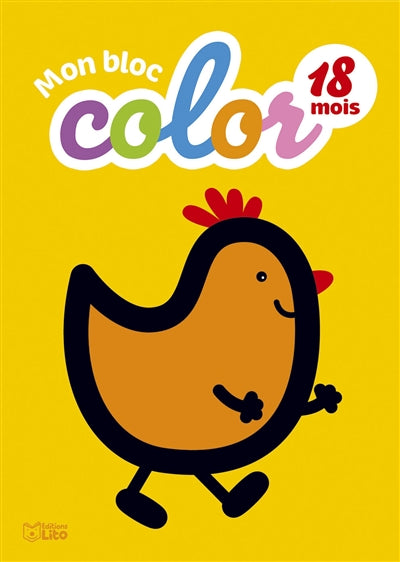 Product Image: Mon bloc color 18 mois : la poule