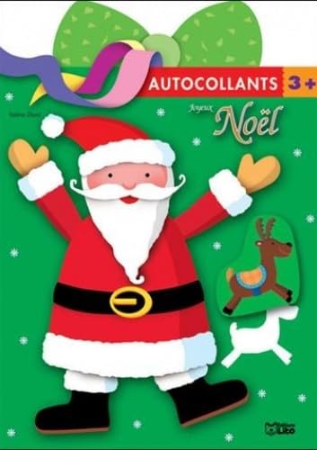 Autocollants Joyeux Noël : Pere Noël - Renne - Dès 3 ans book