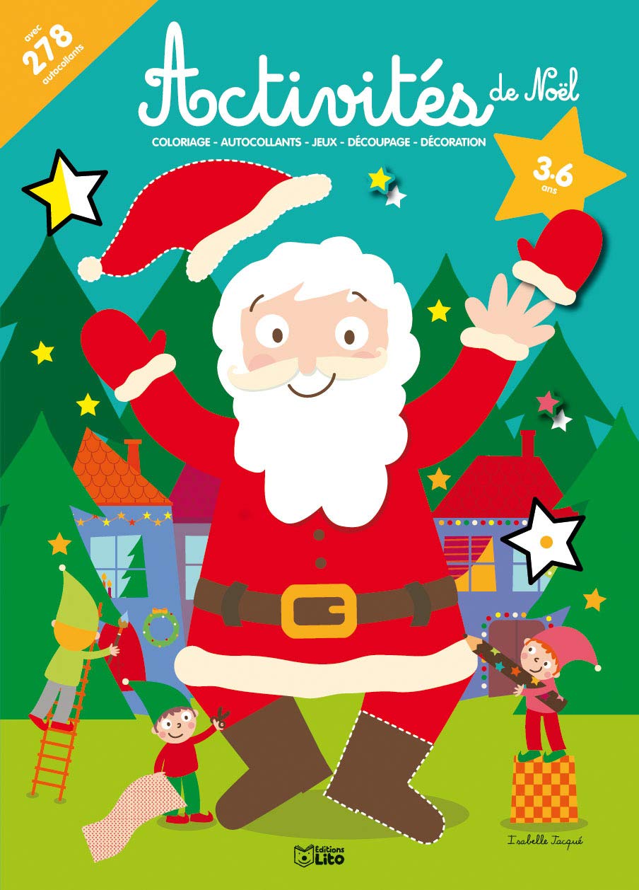 Les activités de Noël : Le pere Noël et les lutins - Dès 3 ans book