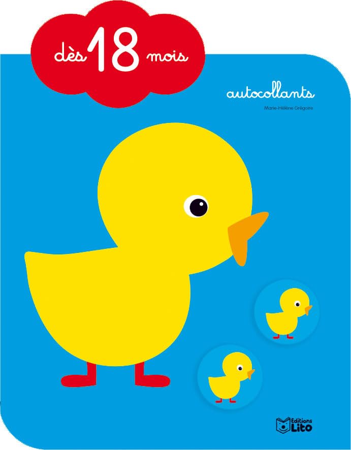 Je Découvre la Joie de Coller : le Poussin - Dès 18 mois book