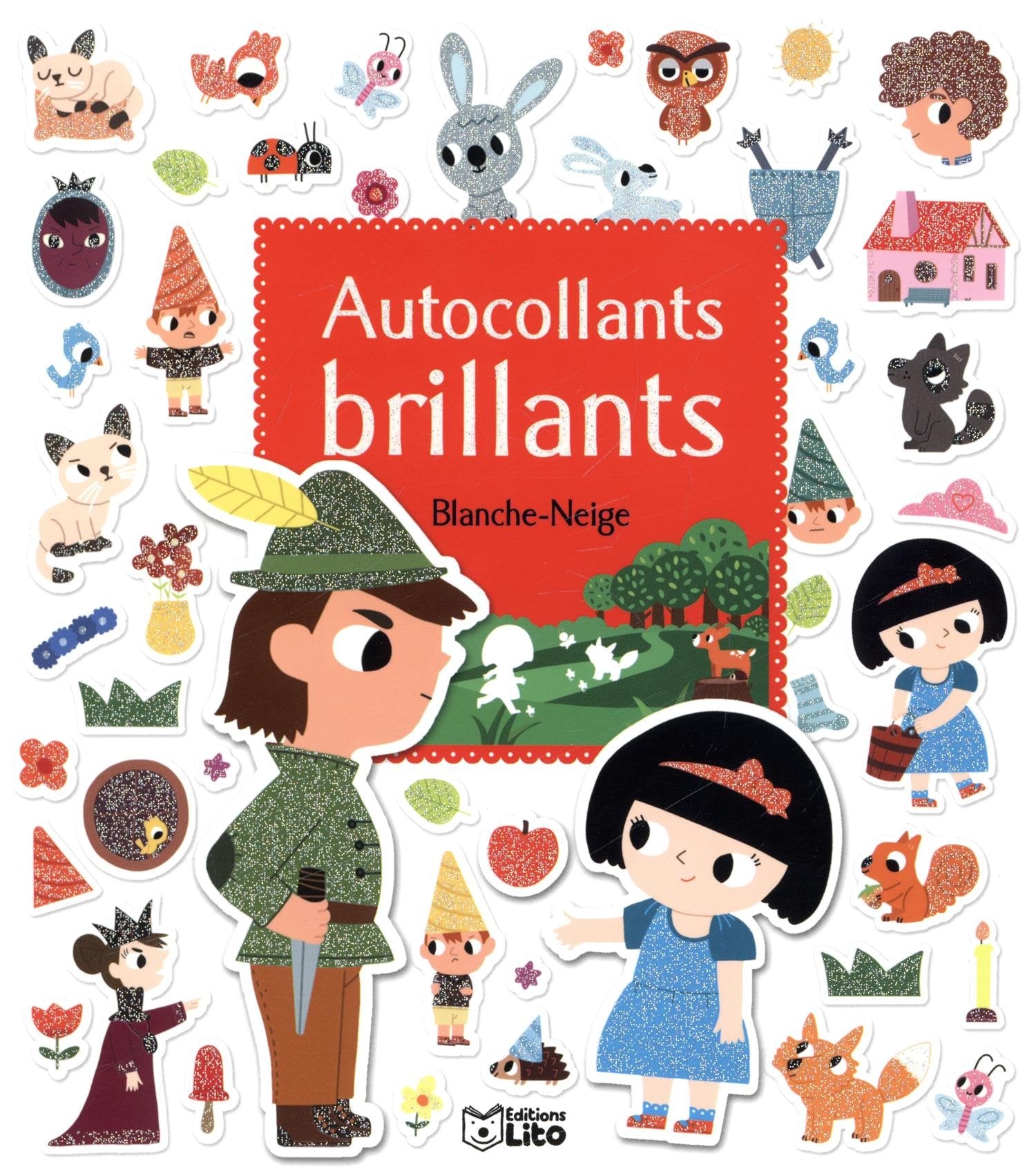 Autocollants brillants Blanche-Neige Books