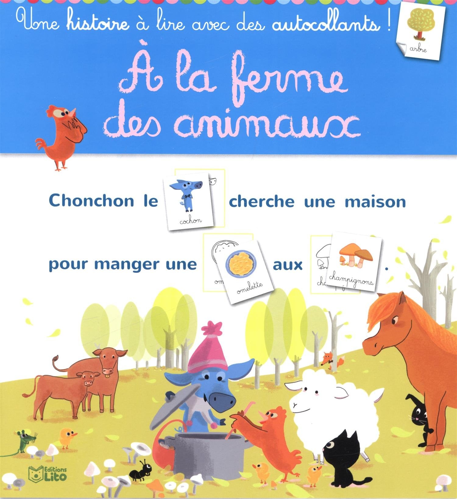 Histoires en Autocollants : a la Ferme des Animaux - Dès 4 ans book