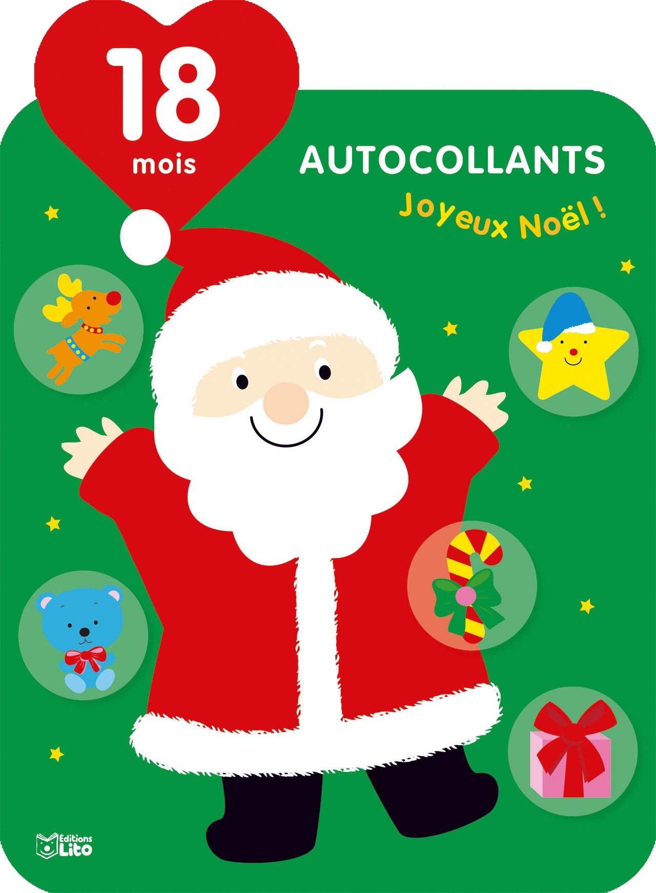 Les autocollants qui font grandir : Joyeux Noël ! - Dès 18 mois book