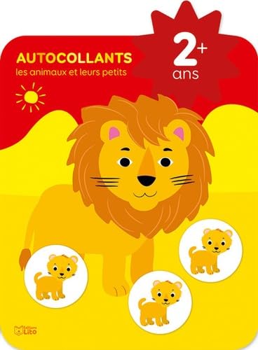 Autocollants petites étoiles: Les animaux et leurs petits - Dès 2 ans Books