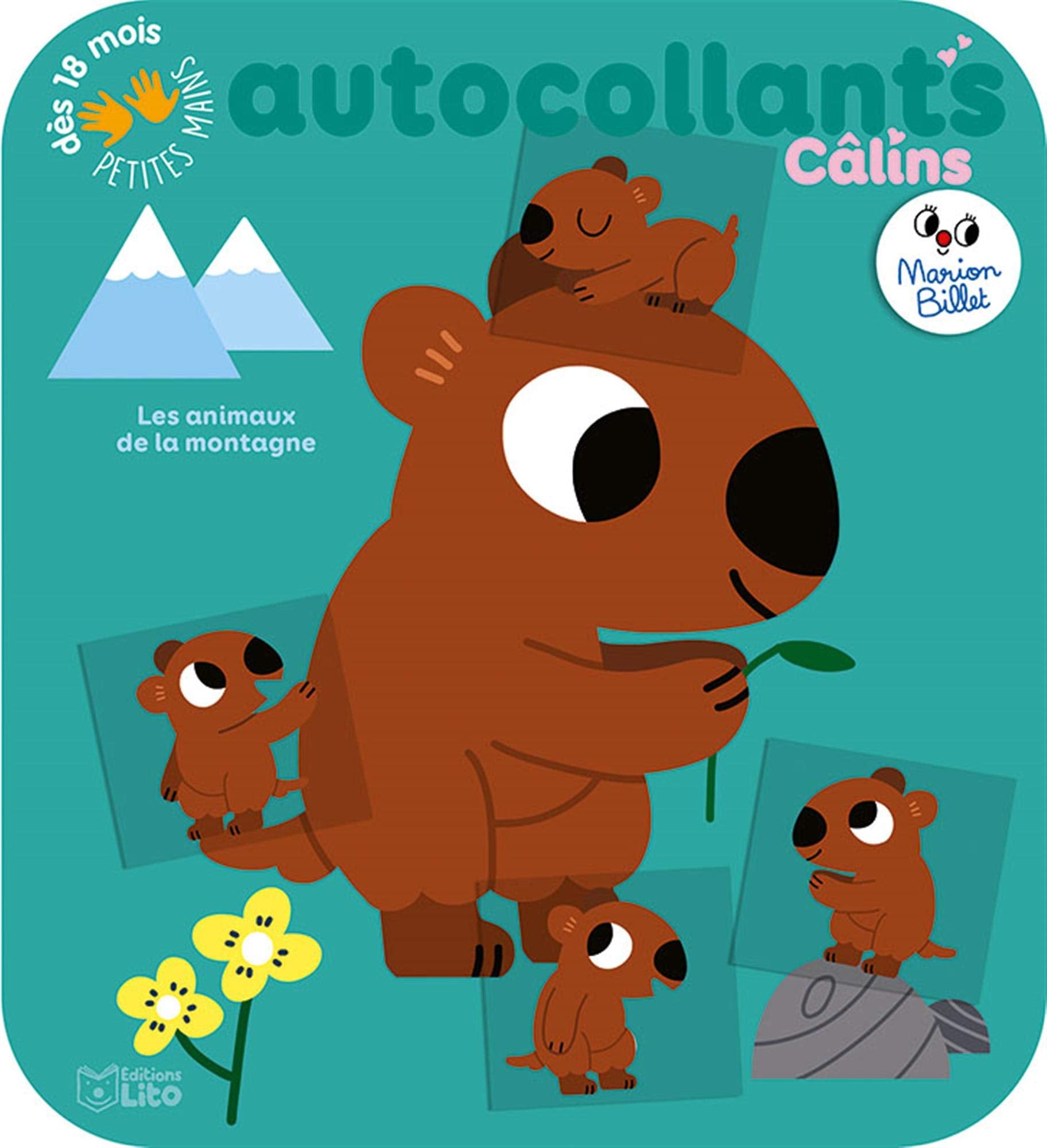 Autocollants câlins: Les animaux de la montagne - Dès 18 mois Books