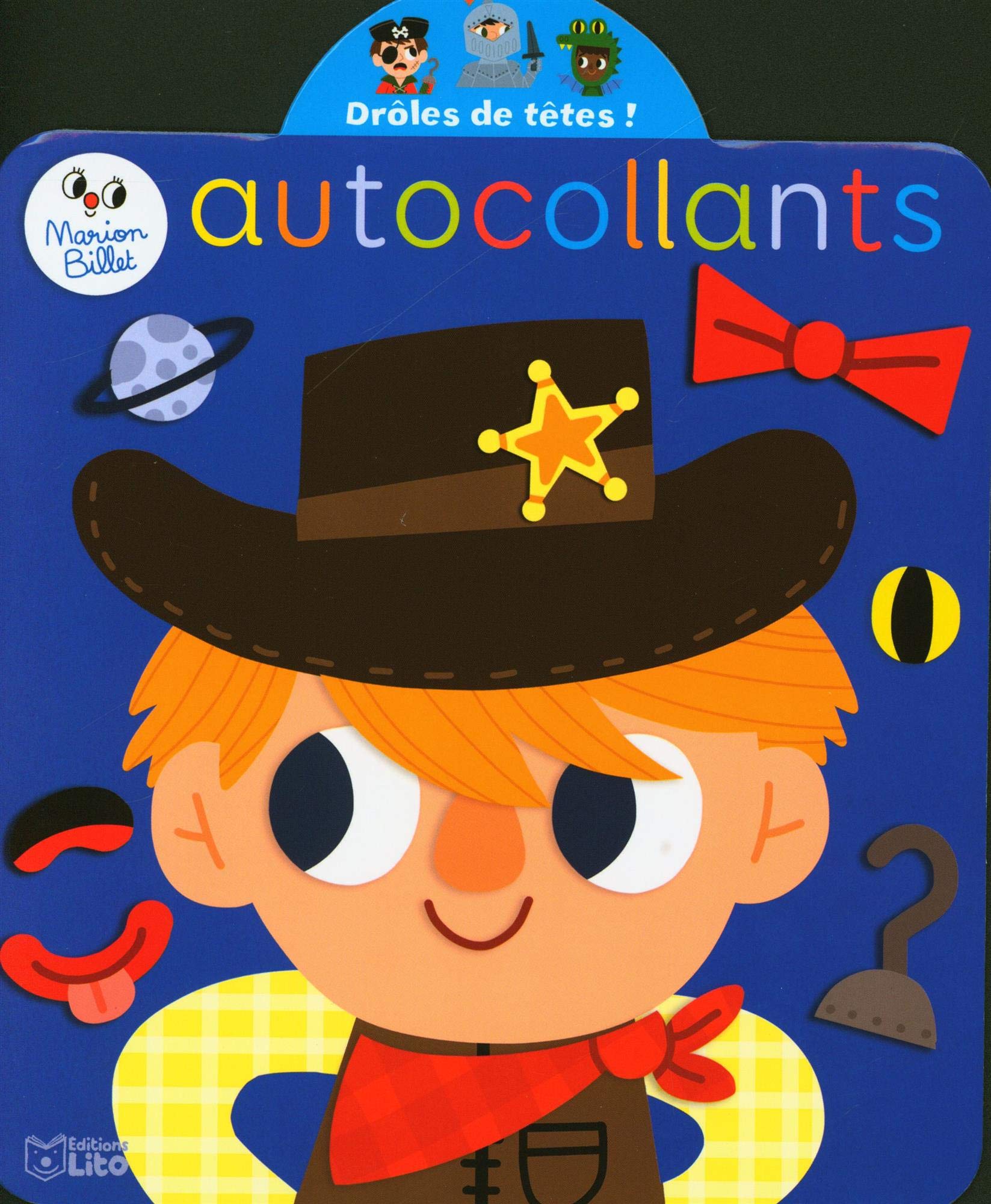 Autocollants Drôles de têtes - Les Garçons - Dès 3 ans book