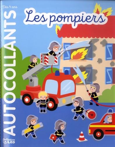 Mes autocollants repositionnables: Les pompiers - Dès 4 ans Books