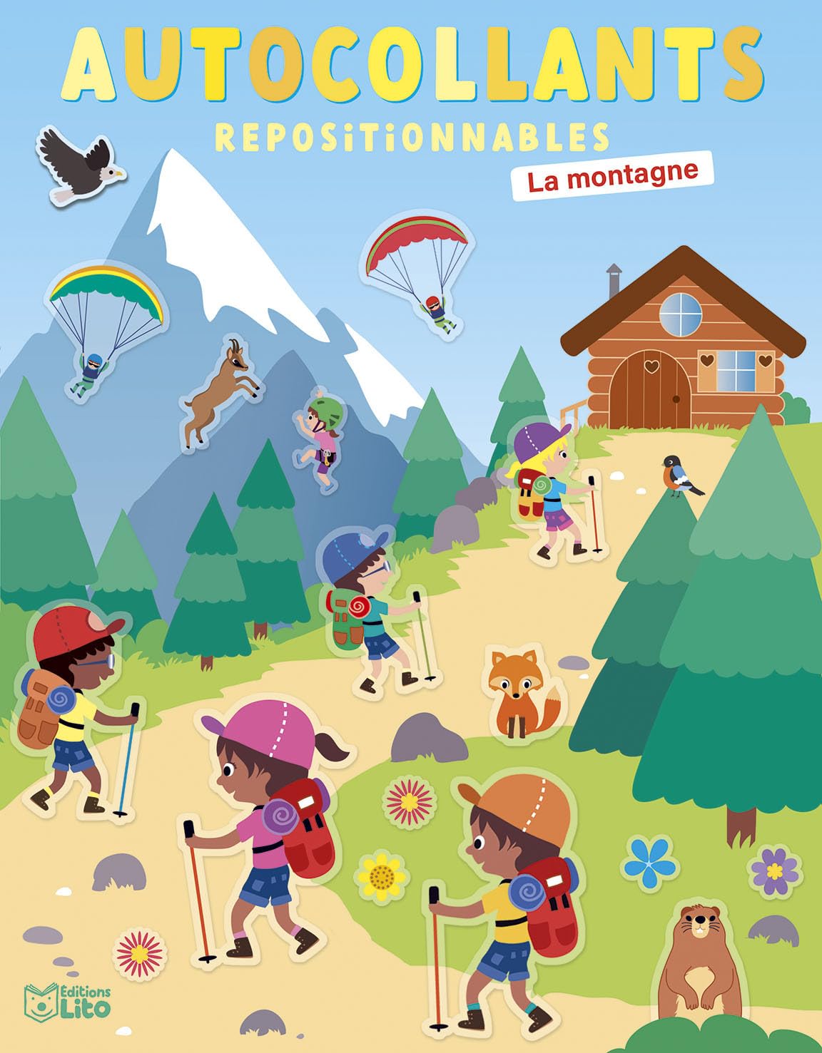 Autocollants repositionnables - La Montagne book