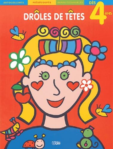 Drôles de têtes : rose, bleue, rouge Books