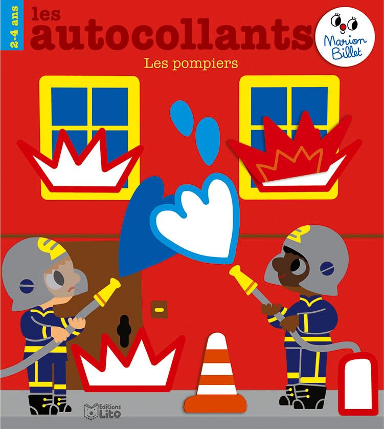 Les autocollants de Marion Billet: Les pompiers - Dès 2 ans Books