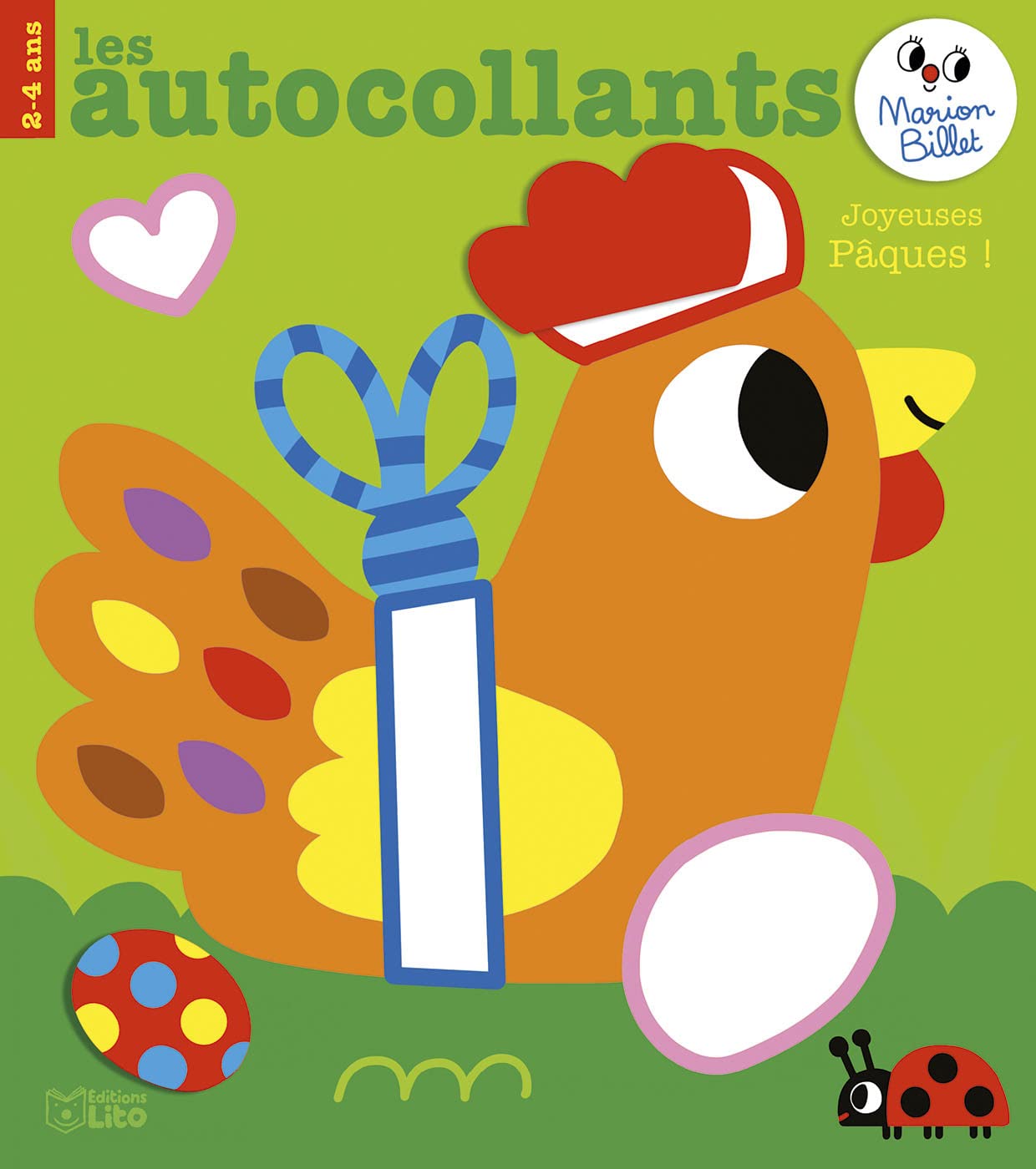Les autocollants de Marion Billet - Joyeuses Pâques - Dès 2 ans book