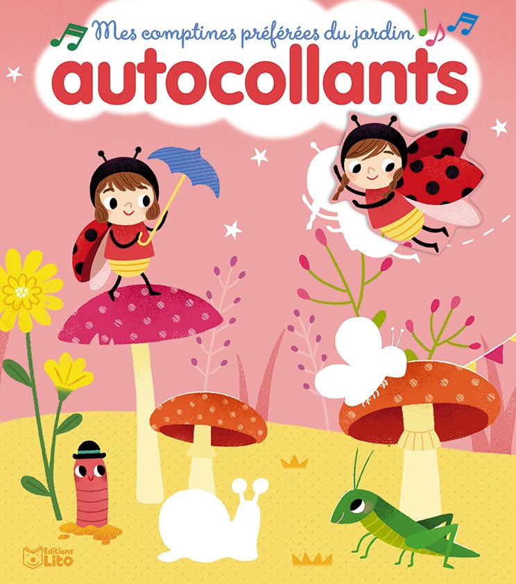 Mes comptines préférés en autocollants: Mes comptines préférées du jardin - Dès 3 ans Books