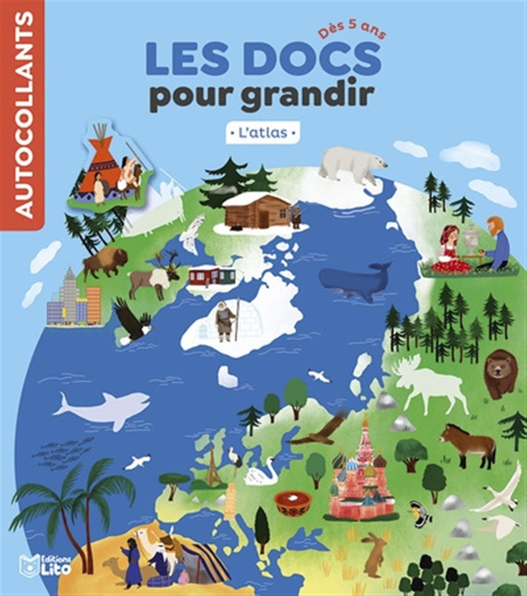 Les Docs pour grandir - L'atlas - Dès 5 ans book