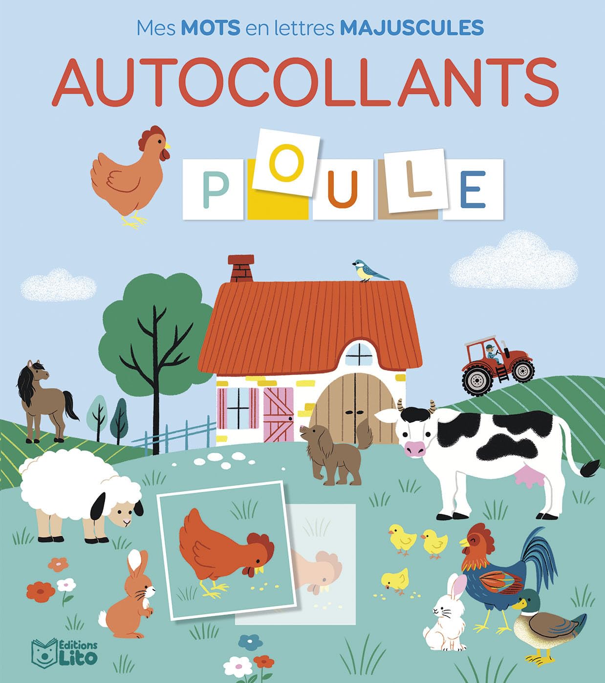 A la ferme - Mes mots en lettres majuscules autocollants - Dès 4 ans book