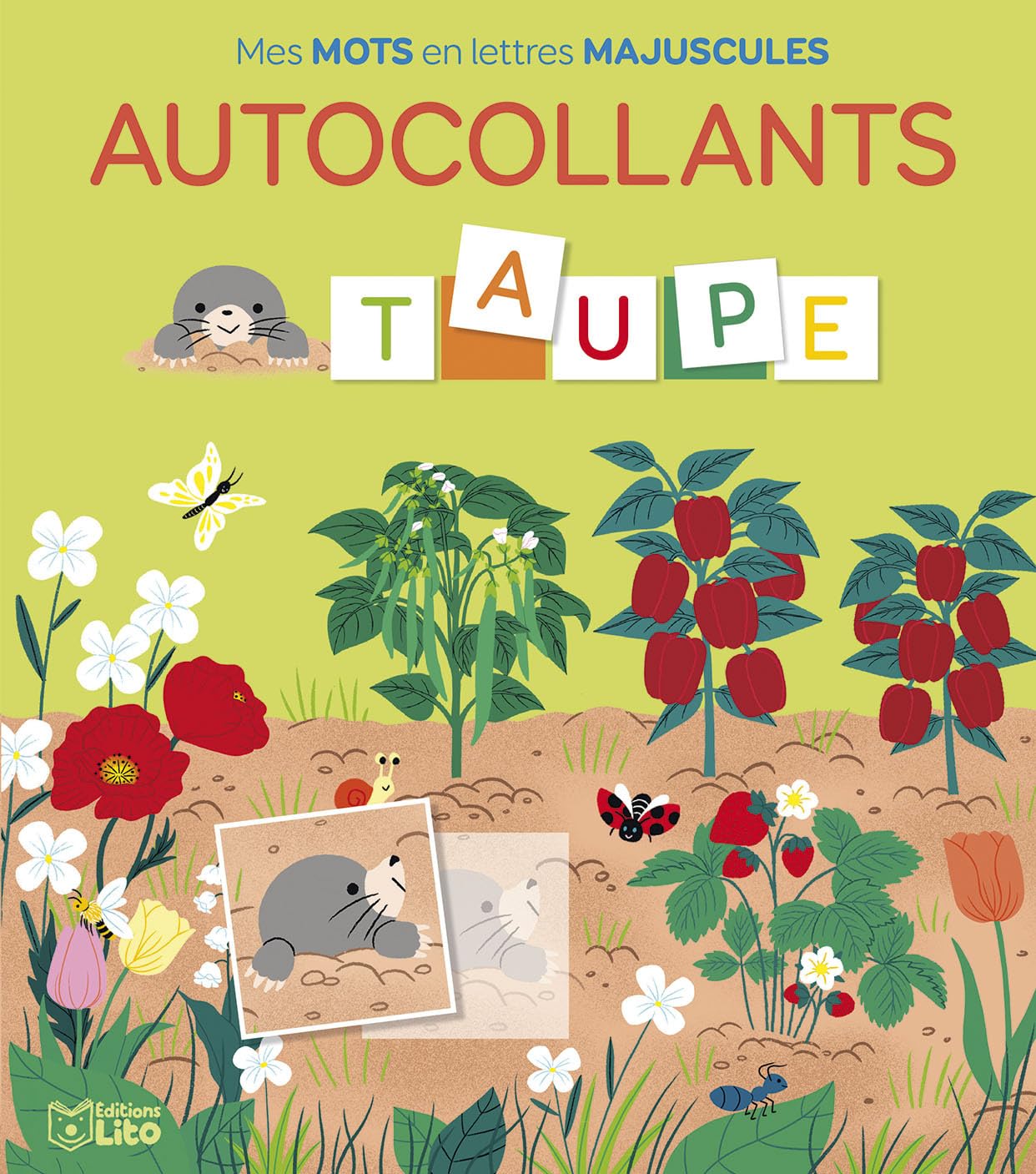 Le jardin - Mes mots en lettres majuscules -autocollants - Dès 4 ans book