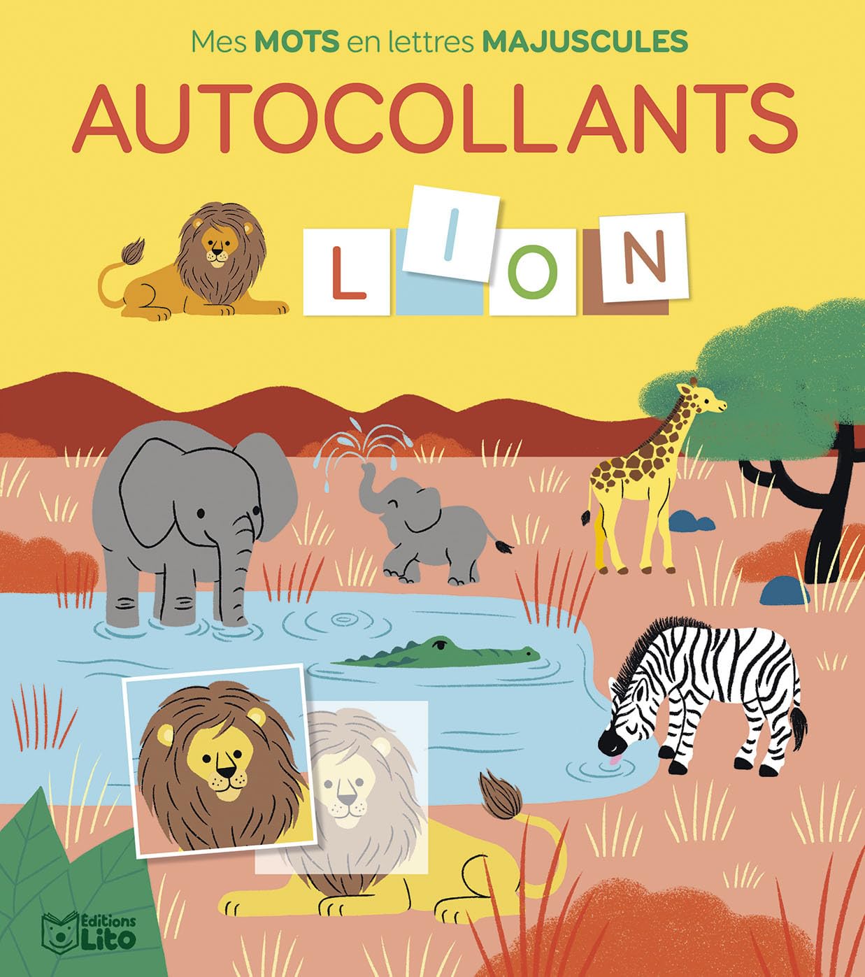 Les animaux - Mes mots en lettres majuscules - autocollants -Dès 4 ans Books