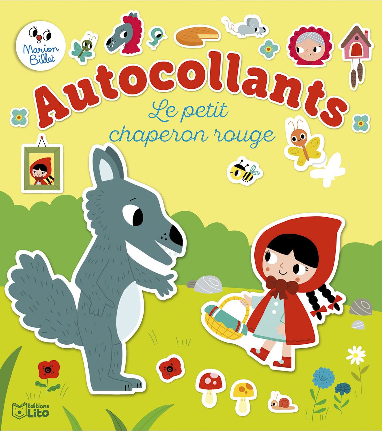 Mes contes préférés en autocollants - Le Petit Chaperon rouge - Dès 3 ans book