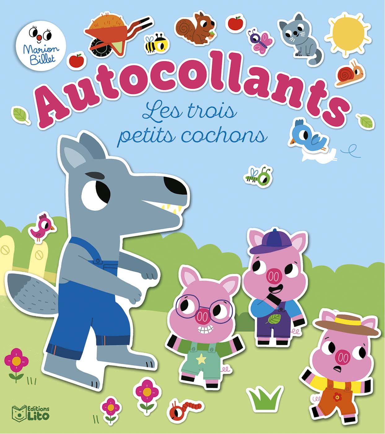 Mes contes préférés en autocollants- Les trois petits cochons - Dès 3 ans Books