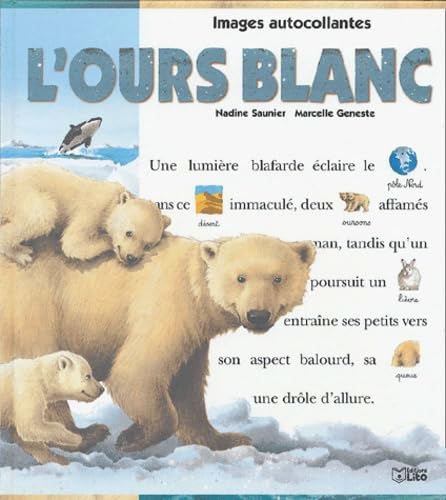 L'ours blanc: Avec images autocollantes book