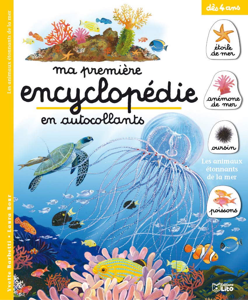 Ma première encyclopédie en autocollants : Les animaux étonnants de la mer Books