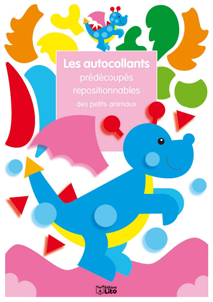 Les Autocollants des Petits Animaux : Petit Dragon-Dès 3 ans Books