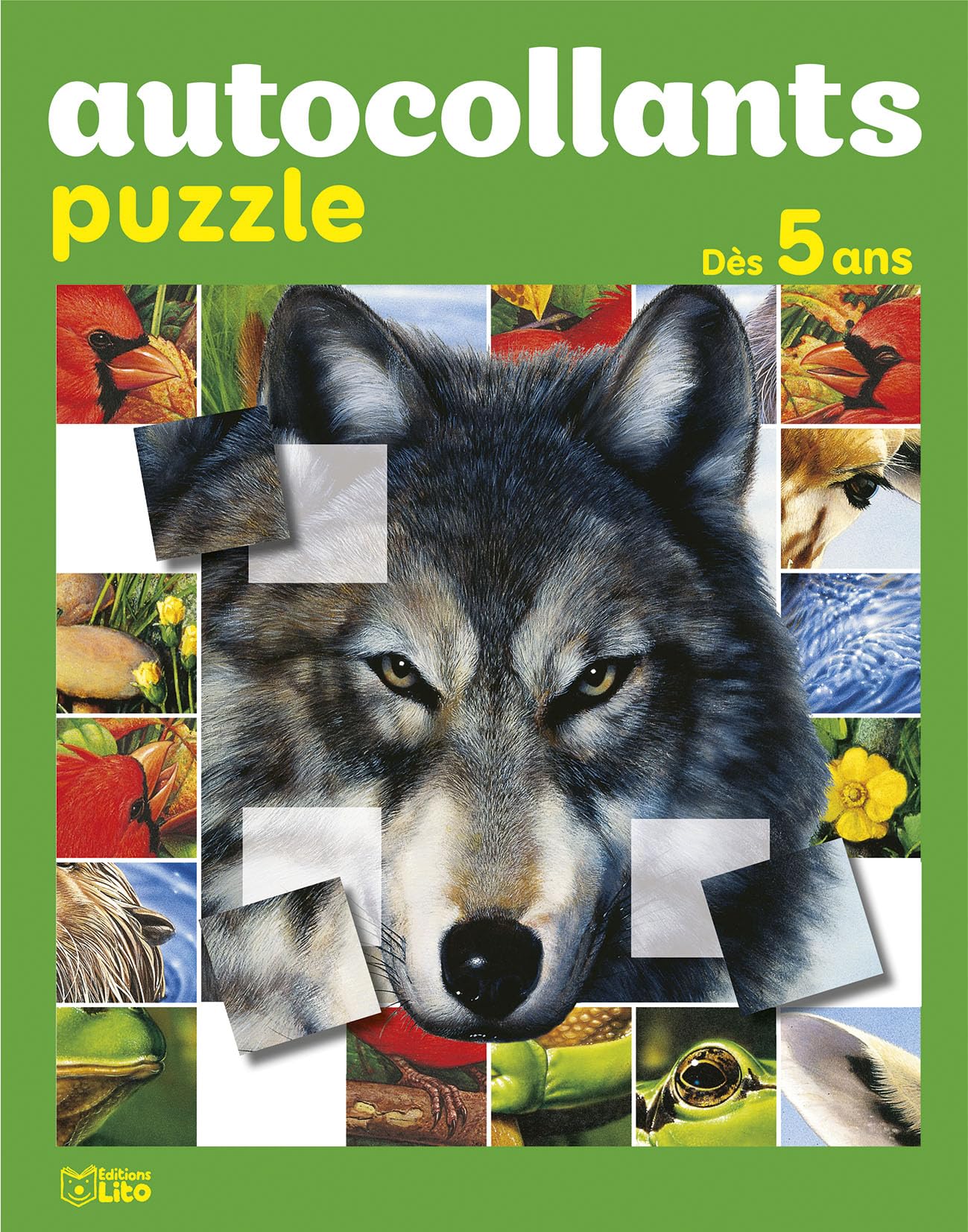 Le loup: Autocollants puzzle book