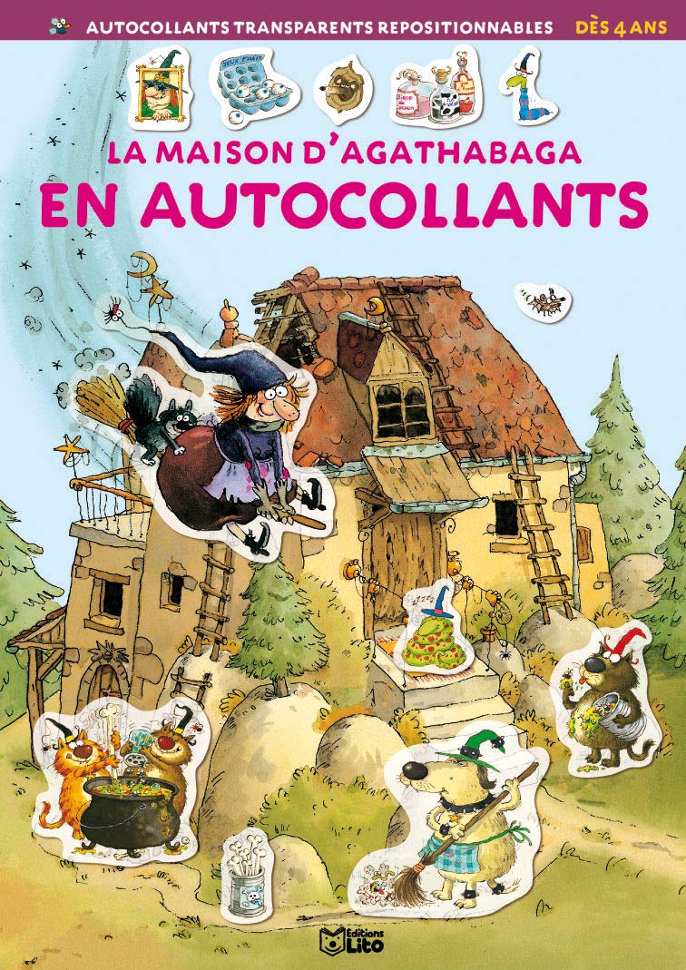 Mon Petit Monde en Autocollants : La Maison d'Agathabaga - Dès 4 ans book